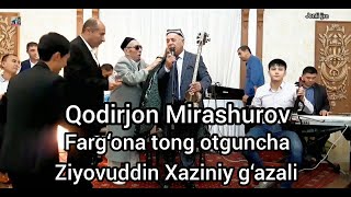 Farg‘ona Tong otguncha Qodirjon Mirashurov Jonli ijro 2019 y [upl. by Erdnael606]