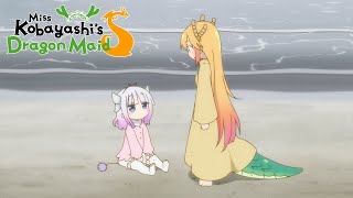 Tohru and Kanna First Meet  Miss Kobayashis Dragon Maid S [upl. by Yecram]