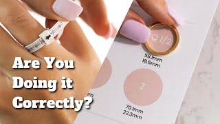 How To Measure Your Ring Size At Home AND In Secret🤐 [upl. by Dleifxam]