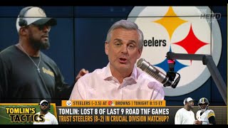 THE HERD  Colin Cowherd SHOCKED Mike Tomlin Could Cause TROUBLE For Pittsburgh Steelers Vs Browns [upl. by Kosaka]