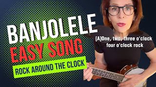 Easy Banjolele Song for Beginners shorts [upl. by Bein]