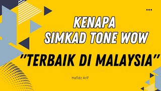 Kenapa simkad Tone Wow terbaik di Malaysia [upl. by Gilbertson426]