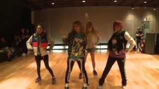 2NE1 quotI AM THE BESTquot Choreography Practice Uncut Ver [upl. by Etnoved]