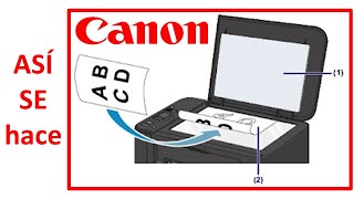 🔍¿Cómo ESCANEAR🖨 impresora ❤️canon 🎯PIXMA🎲G3110 [upl. by Anaeg]