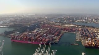 US port strike updates Workers head back Friday [upl. by Bradski378]