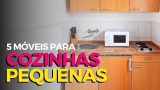 5️⃣ 5 Móveis para Cozinhas Pequenas  SIMPLICHIQUE [upl. by Aisor]