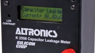 ALTRONICS K2558 Capacitor Leakage Tester By Jim Rowe [upl. by Ambrosi81]