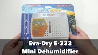 Evadry E333 Renewable Mini Dehumidifier Unboxing amp Testing [upl. by Jerol]