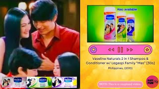 Vaseline Naturals 2 in 1 Shampoo amp Conditioner w Legaspi Family “Mas” 30s  Philippines 2010 [upl. by Mchugh]