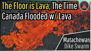 When Lava Flooded East Canada The Matachewan Dike Swarm [upl. by Llennahc]