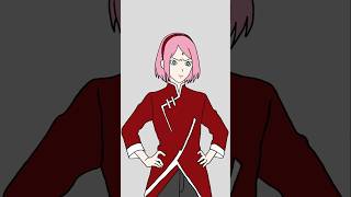 Sekarang sakura yg jealous guys 🤭 naruto sasuke sakura sasusaku uchiha animation funny cute [upl. by Gamal]