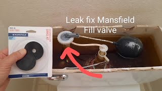 Toilet fill valve leaking easy fix with Mansfield [upl. by Ardnic]