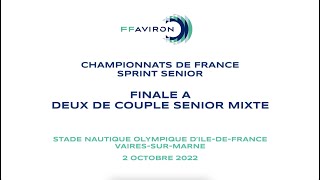 Vaires 2022  Finale A Deux de Couple Mixte [upl. by Laehcym]