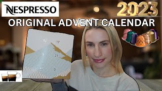 NESPRESSO Coffee Advent Calendar Unboxing 2023  Original Capsules [upl. by Assenal]