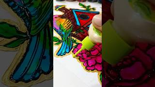 😱glass painting easy drawing ideas glass art drawing artist bts shorts viralvideo unique [upl. by Muryh414]