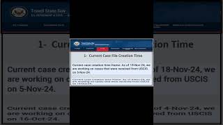 NVC Processing Times As of November 18 2024 [upl. by Asaeret]