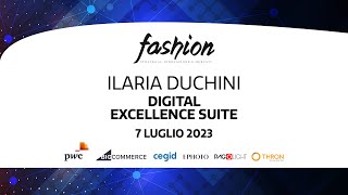 ILARIA DUCHINI ALLA DIGITAL EXCELLENCE SUITE DI FASHION MAGAZINE [upl. by Ihsar597]