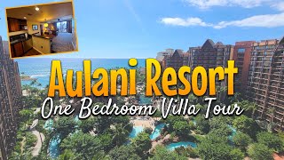 Disneys Aulani Resort One Bedroom Villa Tour  Ocean View [upl. by Idnic]