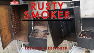 Rusty Smoker restoration  New Braunfels Bandera [upl. by Otsenre383]