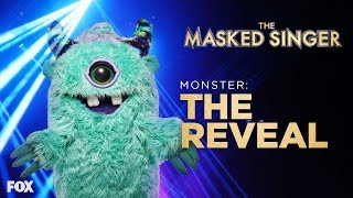 The Monster Is Revealed  Season 1 Ep 10  THE MASKED SINGER [upl. by Caressa]