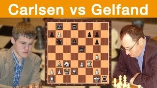 Magnus Carlsen vs Boris Gelfand  Tal Memorial 2011 Partie 004 [upl. by Iaw]