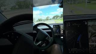 2025 Tesla Model 3 FSD Full self driving 👍🏽￼ [upl. by Ddat]