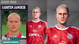 PES 2021  PREVIEW ORDER FACE YOUNG CARSTEN JANCKER [upl. by Ainessej493]