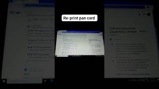 How to reprint pan card online 🖥️📲💻 [upl. by Aihsekat]