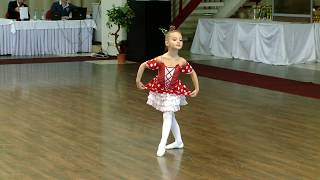 Anastasia 6 years Khachaturian  Variation from Chipollino Ballet [upl. by Vallery]