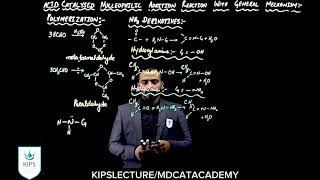 Acid Catalyzed Addition Reaction Mechanism of Aldehydes and Ketones  MDCAT ACADEMY [upl. by Anihs]