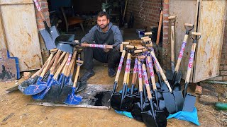 The Process of Mass Producing Shovels  Old Factory Manufacturing [upl. by Okajima]