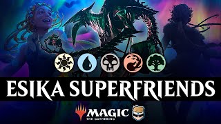 PRISMATIC PLANESWALKERS  Ultimate Esika Superfriends  Historic Brawl [upl. by Phillipp]