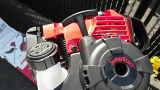 Brand new 2016 Troy Bilt TB685 EC 4 stroke strait shaft gas grass trimmer [upl. by Richmal394]