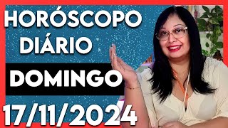 HOROSCOPO DO DIA PREVISAO DIARIA 17 11 2024 SIGNOS Cigana Carmencita [upl. by Ellebyam]