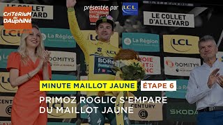 Critérium du Dauphiné 2024  Stage 6  Minute Maillot Jaune amp Bleu LCL [upl. by Jamill664]