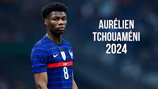 Aurélien Tchouaméni skills amp Goals 2024 [upl. by Yaluz]