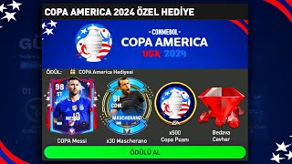 SAKIN KAÇIRMA  YENİ HEDİYE KODLU COPA AMERICA ETKİNLİĞİ  SINIRSIZ 91 MASCHERANO ALIN FC Mobile [upl. by Amary]