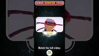 CAN YOU GUESS WHICH MONSTERS VOICE  Eat Monsters [upl. by Waylon]