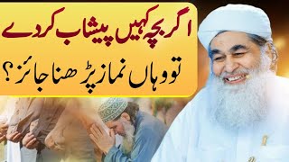 Islamic Question AnswerBacha Kahin Peshab kr Dy Tu Wahan Namaz Pardhna kesaMadni TV Urdu [upl. by Albie4]