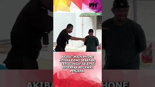 Akibat Main Phone Ketika Demo Sebatan Terus Insaf Selepas Digertak Pegawai Penjara [upl. by Dray]