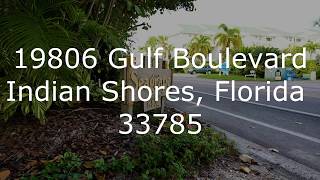 19806 Gulf Blvd Indian Shores FL 33785 Seagrape Estate Walk Through Video [upl. by Macintyre]