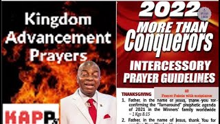 Unlock Unusual Breakthrough Covenant hourWinners intercessory prayer Guidelines 2022David Oyedepo [upl. by Lanny]