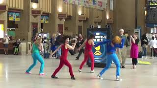 Flash Dance Mob at 30th Street Station Philadelphia PA [upl. by Beatrice]