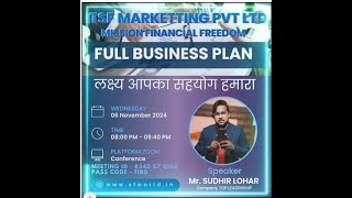 ITSF MARKETTING PVT LTD  FULL BUSINESS PLAN  06 nov 2024 By  Mr SUDHIR LOHAR [upl. by Luelle]