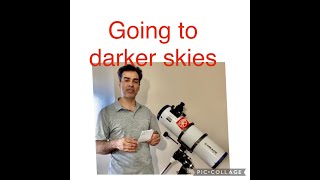 Going to darker skies to observe space telescope astronomy nasa jupiter camping backpacking [upl. by Irollam]