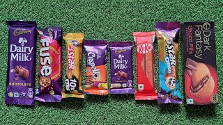 Dairy Milk vs Fuse vs 5star vs Crispello vs Dairy milk vs KitKat vs 5star Oreo vs Dark fantasy [upl. by Sajet]