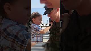 The Moment When His Son Gives His Marine Father Promotion [upl. by Are]