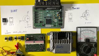 Mosfet  IGBT การตรวจวัดและทดสอบอย่างง่าย [upl. by Ellenoj509]