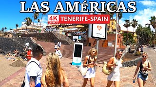 TENERIFE  PLAYA DE LAS AMÉRICAS  Take a look at the Current Situation ☀️ 4K Walk ● March 2024 [upl. by Cullan]