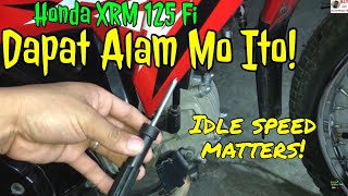 PAANO MAG ADJUST NG MENOR HONDA XRM 125 Fi  xrm 125 fi [upl. by Alvy916]